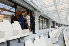 Президент Ильхам Алиев ознакомился с ходом работ на Бакинском олимпийском стадионе  (ФОТО)