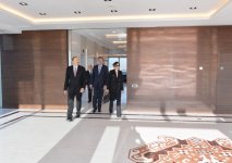 Президент Ильхам Алиев и его супруга Мехрибан Алиева приняли участие в открытии нового здания Госнефтефонда Азербайджана (ФОТО)