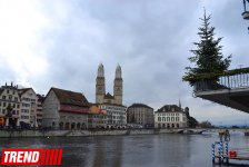 Новогодний Цюрих глазами азербайджанца – красочные витрины, древняя архитектура…(ФОТО)