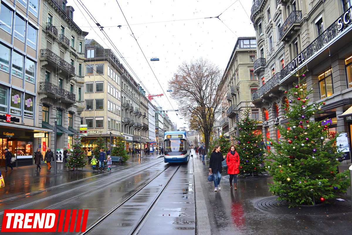 Новогодний Цюрих глазами азербайджанца – красочные витрины, древняя архитектура…(ФОТО)