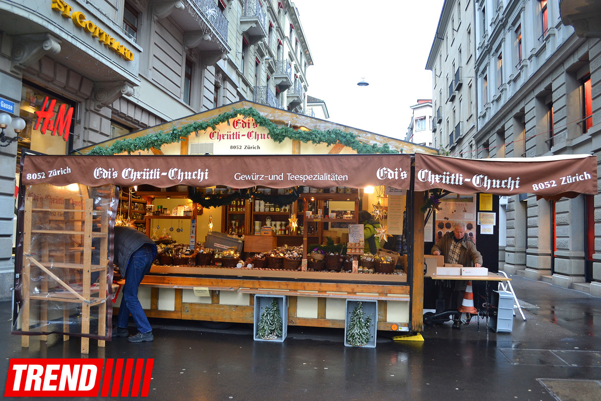 Новогодний Цюрих глазами азербайджанца – красочные витрины, древняя архитектура…(ФОТО)