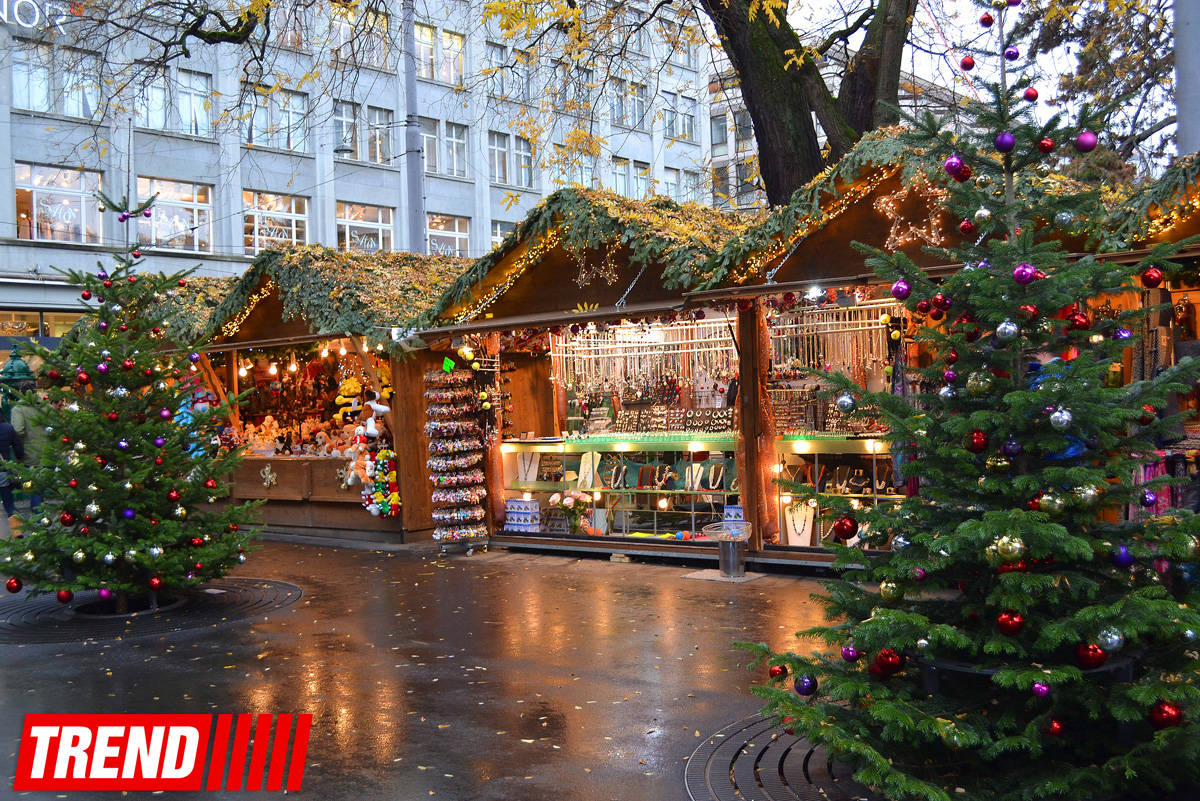 Новогодний Цюрих глазами азербайджанца – красочные витрины, древняя архитектура…(ФОТО)