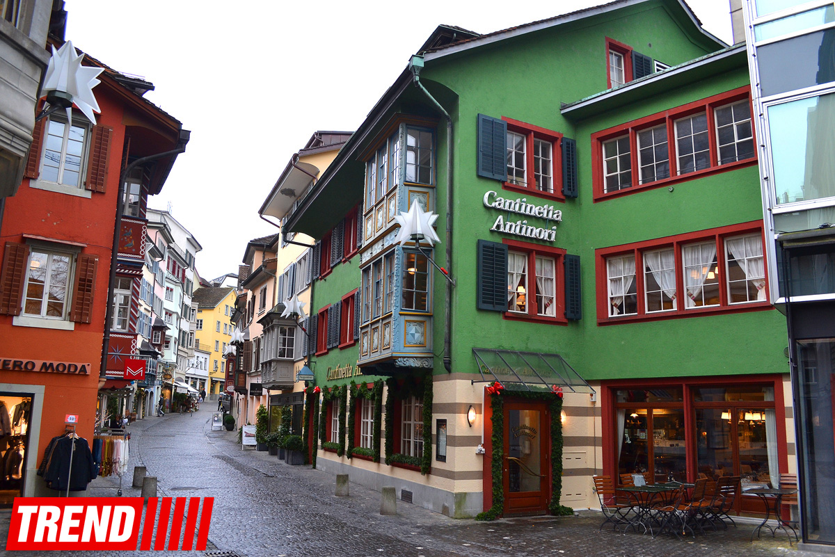 Новогодний Цюрих глазами азербайджанца – красочные витрины, древняя архитектура…(ФОТО)