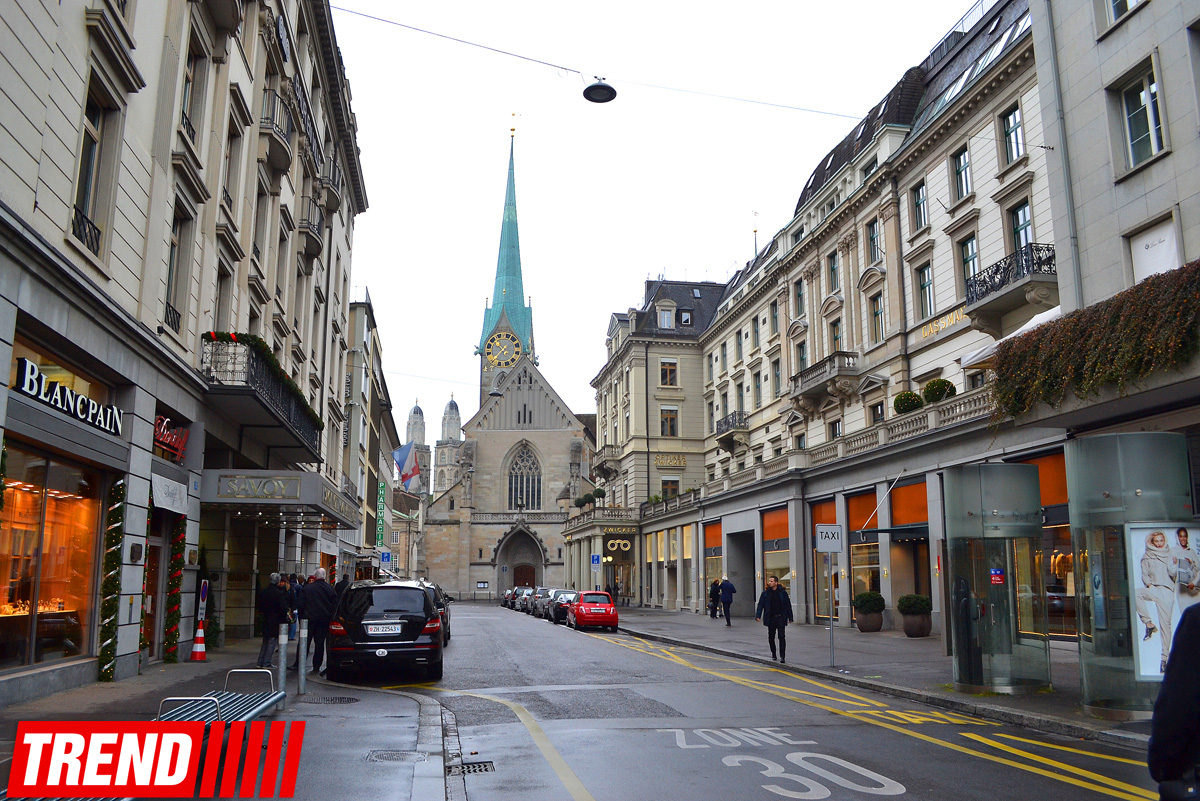 Новогодний Цюрих глазами азербайджанца – красочные витрины, древняя архитектура…(ФОТО)