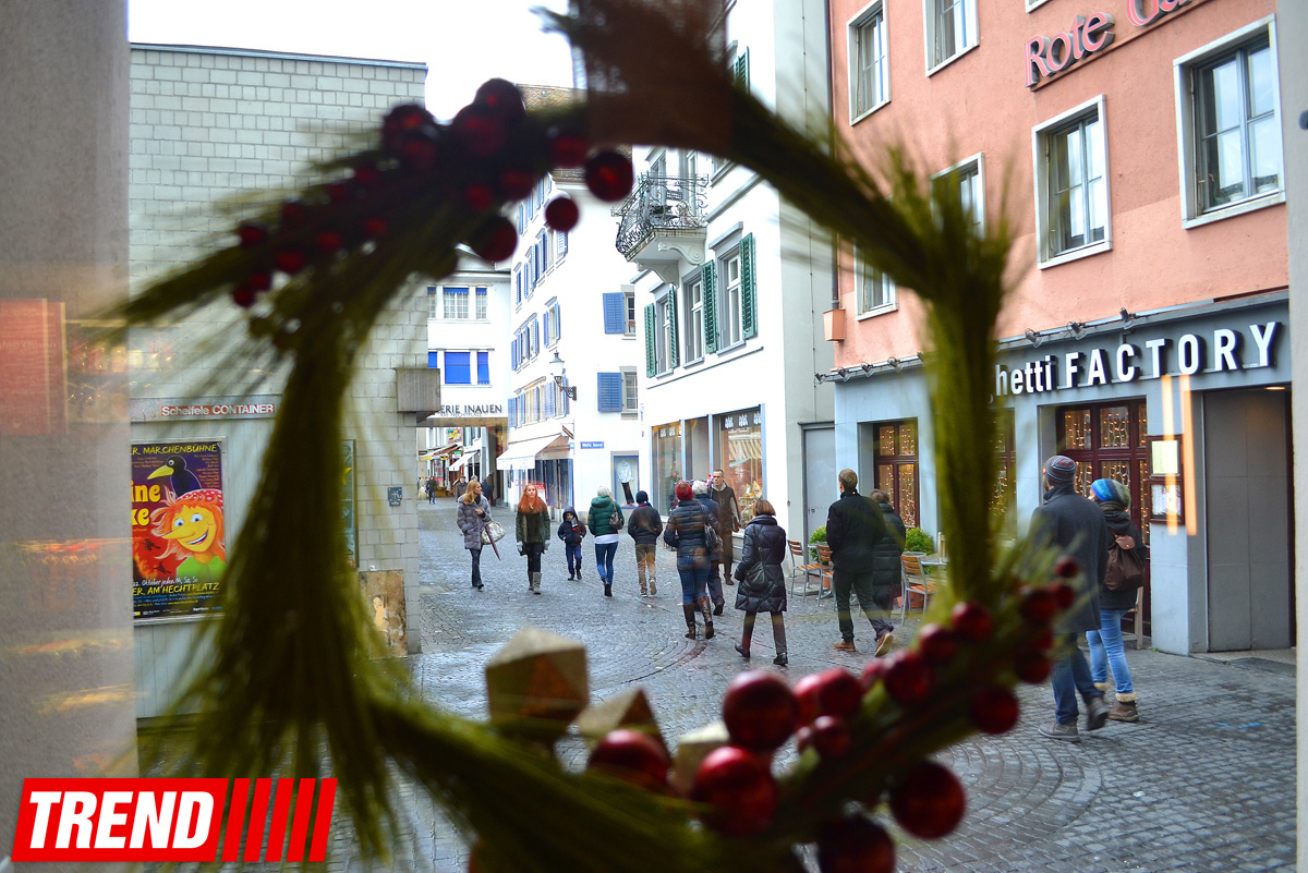 Новогодний Цюрих глазами азербайджанца – красочные витрины, древняя архитектура…(ФОТО)