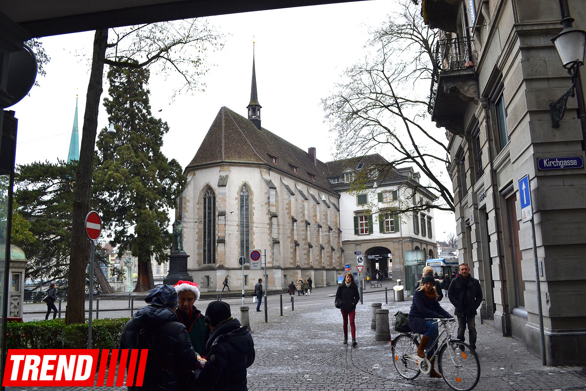 Новогодний Цюрих глазами азербайджанца – красочные витрины, древняя архитектура…(ФОТО)