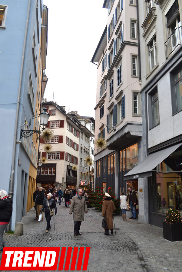 Новогодний Цюрих глазами азербайджанца – красочные витрины, древняя архитектура…(ФОТО)