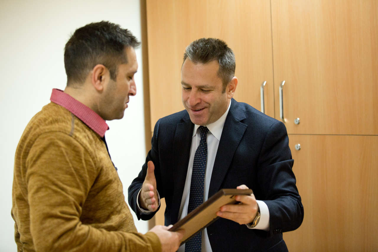 "Нариманфильм" наградил почетным дипломом журналиста АМИ TREND (ФОТО)