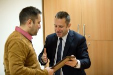 "Нариманфильм" наградил почетным дипломом журналиста АМИ TREND (ФОТО)