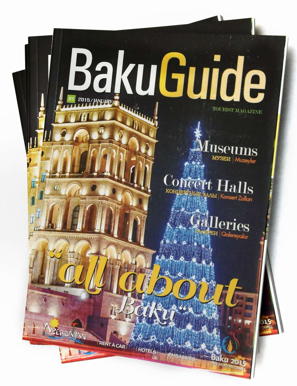 Вышел в свет январский номер каталога-путеводителя "Baku Guide" (ФОТО)