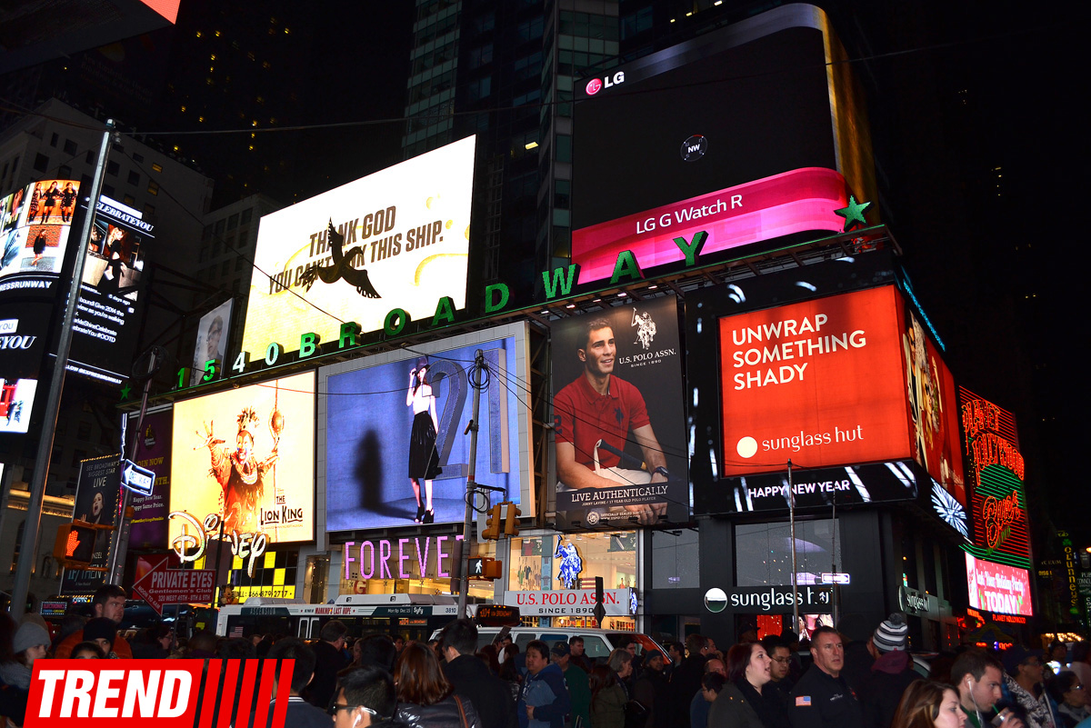 Нью-Йорк глазами азербайджанца: Таймс Сквер - неоновое сердце мегаполиса (ФОТО, часть 1)
