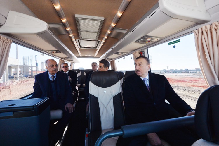 Президент Азербайджана ознакомился с ходом работ в рамках проекта “Xəyal Adası” (ФОТО)
