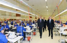 Президент Ильхам Алиев принял участие в открытии ряда объектов в Сумгайыте (ФОТО)