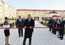 Президент Ильхам Алиев принял участие в открытии ряда объектов в Сумгайыте (ФОТО)