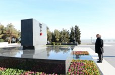 Президент Ильхам Алиев ознакомился с работой по реконструкции, проводимой в городском парке в Сумгайыте (ФОТО)