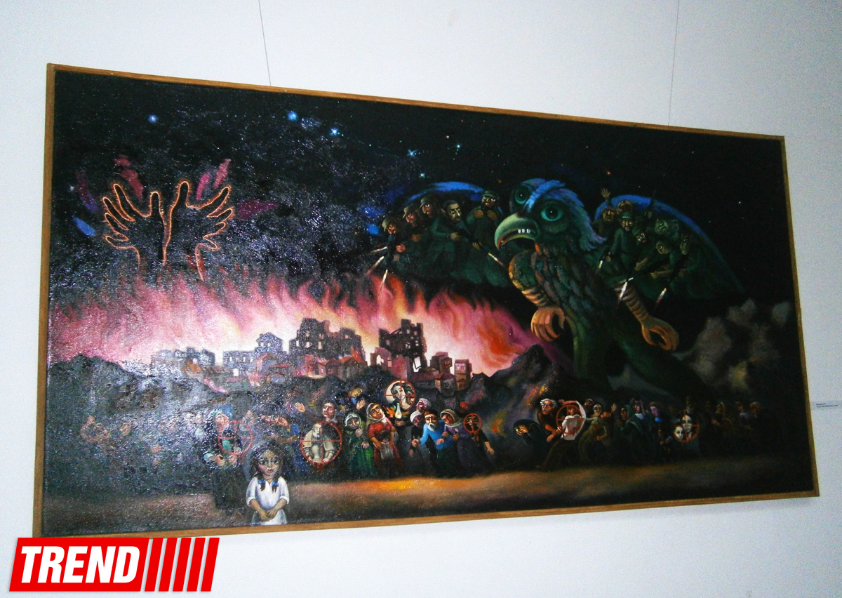 Художественные и графические произведения очевидцев трагедии 20 января (ФОТО)