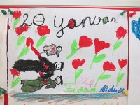 Трагедия 20 января в рисунках бакинских школьников (ФОТО)