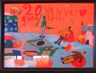 Трагедия 20 января в рисунках бакинских школьников (ФОТО)