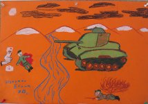 Трагедия 20 января в рисунках бакинских школьников (ФОТО)