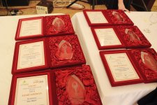 В Баку состоялась церемония награждения спортивной премией "ZƏFƏR 2014" (ФОТО)