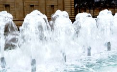 В Баку создан новый комплекс фонтанов и водопадов (ФОТО)