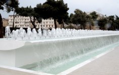 В Баку создан новый комплекс фонтанов и водопадов (ФОТО)