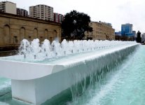 В Баку создан новый комплекс фонтанов и водопадов (ФОТО)