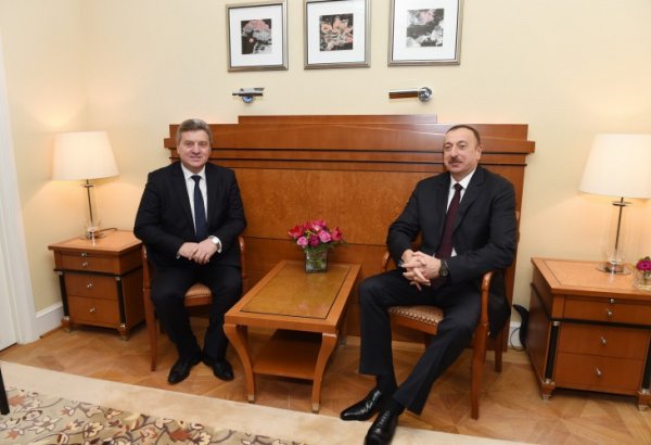 Ильхам Алиев встретился с Президентом Бывшей югославской Республики Македония