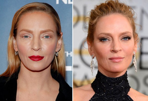 Новое лицо актрисы Умы Турман (ФОТО)