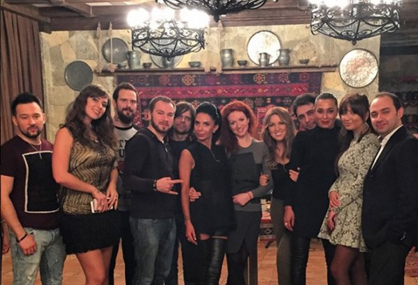 Ирина Дубцова отметила в Баку 33-летие (ФОТО)