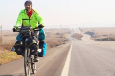 Известный велопутешественник Рамиль Зиядов доехал до Рима (ФОТО)