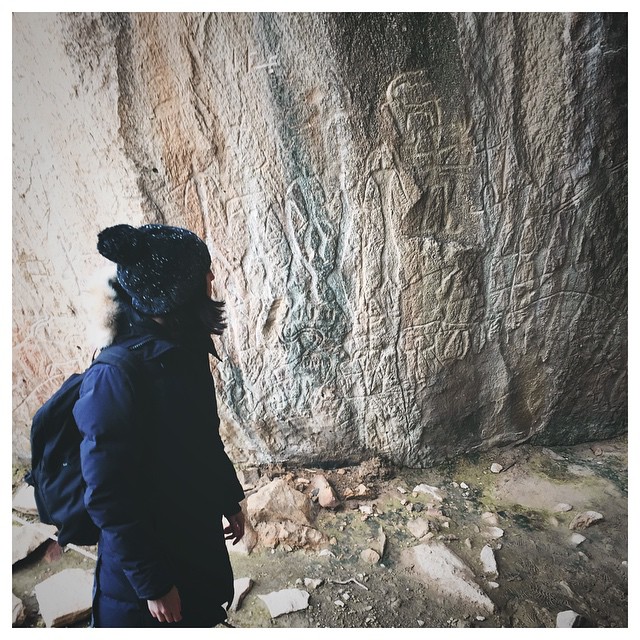 Мария Вальверде знакомится с достопримечательностями Баку (ФОТО)