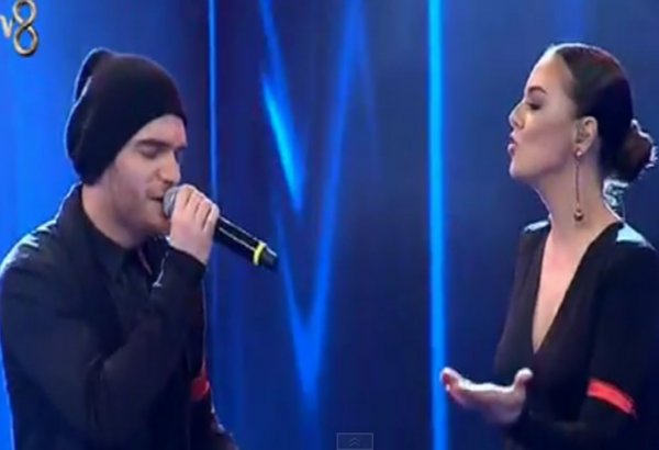 Эльнур Гусейнов и Эбру Гюндеш исполнили азербайджанскую композицию (ВИДЕО-ФОТО)