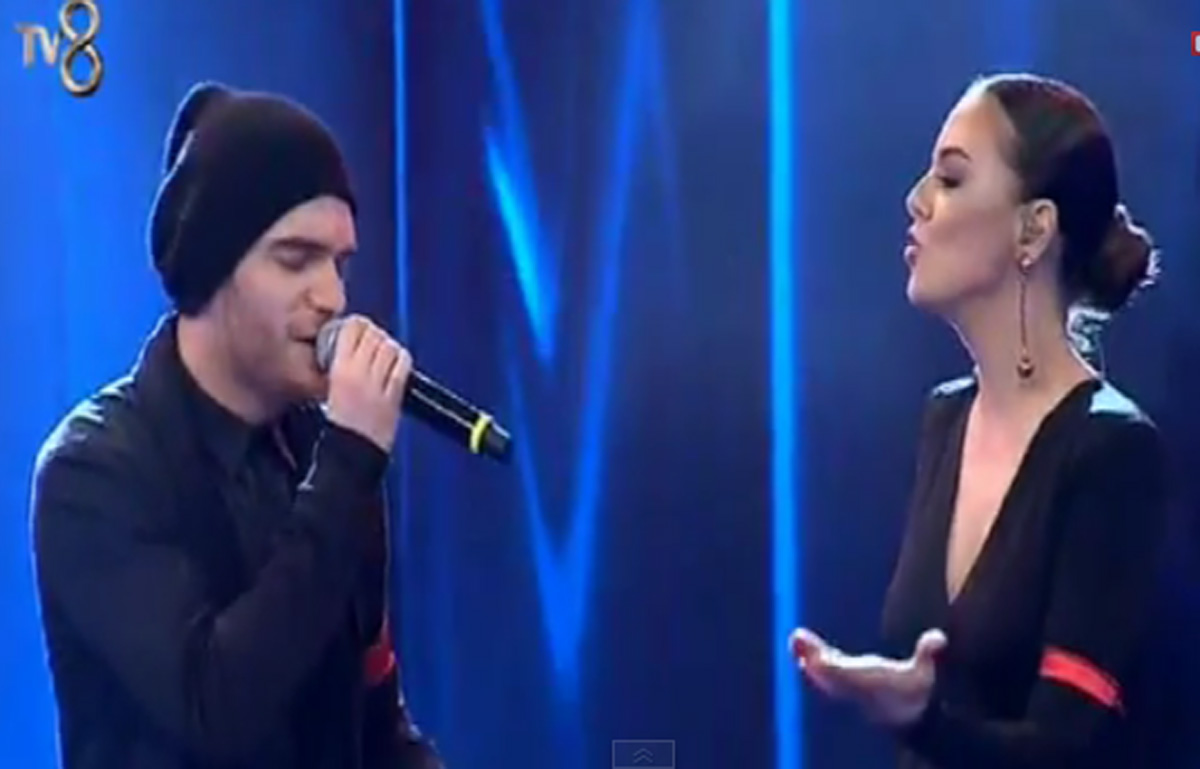 "Ve şampiyon ELNUR" – Эбру Гюндеш и Эльнур Гусейнов (ВИДЕО-ФОТО)