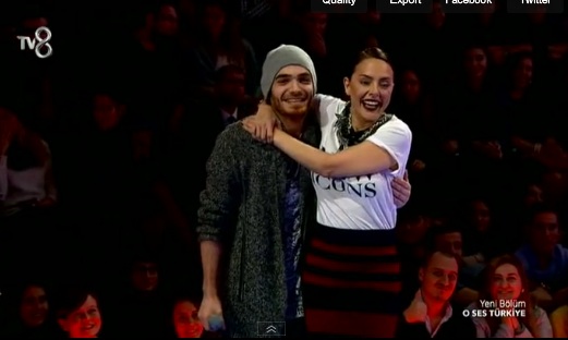 "Ve şampiyon ELNUR" – Эбру Гюндеш и Эльнур Гусейнов (ВИДЕО-ФОТО)