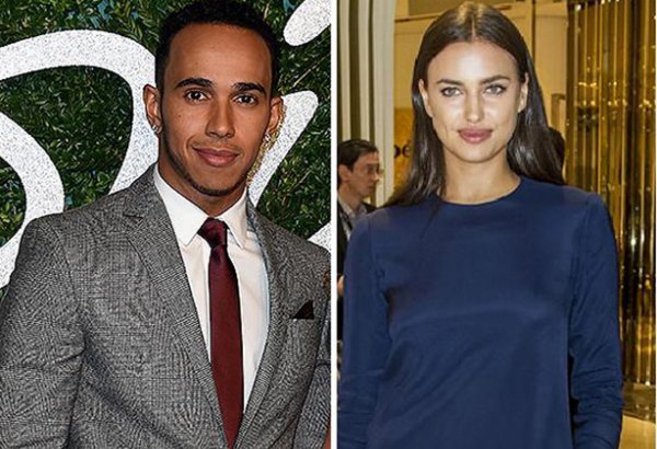 Ирина Шейк вышла в свет Льюисом Хэмилтоном