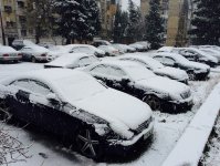 Снегопад накрыл Баку белым одеялом (ФОТОСЕССИЯ)