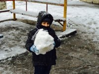 Снегопад накрыл Баку белым одеялом (ФОТОСЕССИЯ)