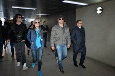 Турецкие звезды Озджан Дениз, Шюкрю Озйылдыз и Айча Айшин Туран приехали в Баку (ФОТО)