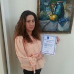 Кенуль Исмайлова с диагнозом ДЦП творит свои шедевры: "Главное - никогда не унывать" (ФОТО)