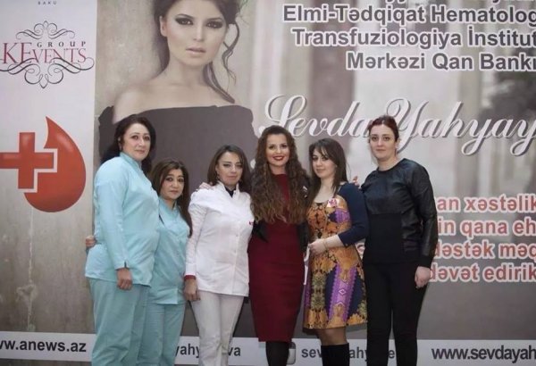 Азербайджанские звезды провели донорскую акцию  (ФОТО)