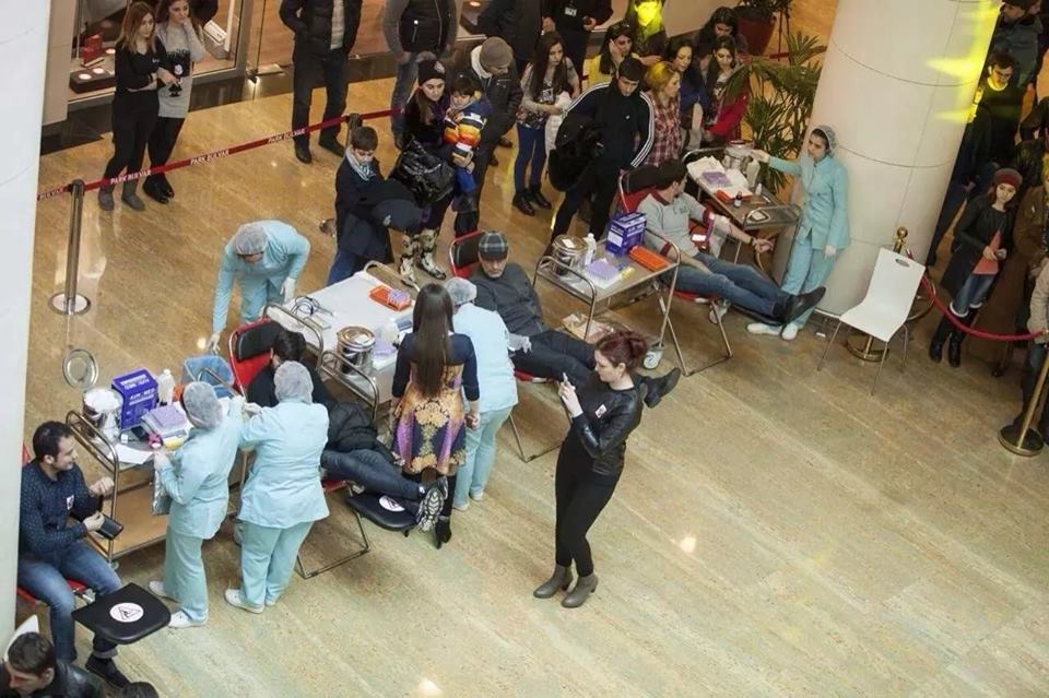 Азербайджанские звезды провели донорскую акцию  (ФОТО)