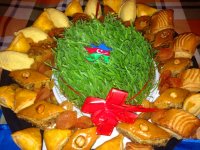 Азербайджанцы угостили сладостями Новруза гостей Украины (ФОТО)