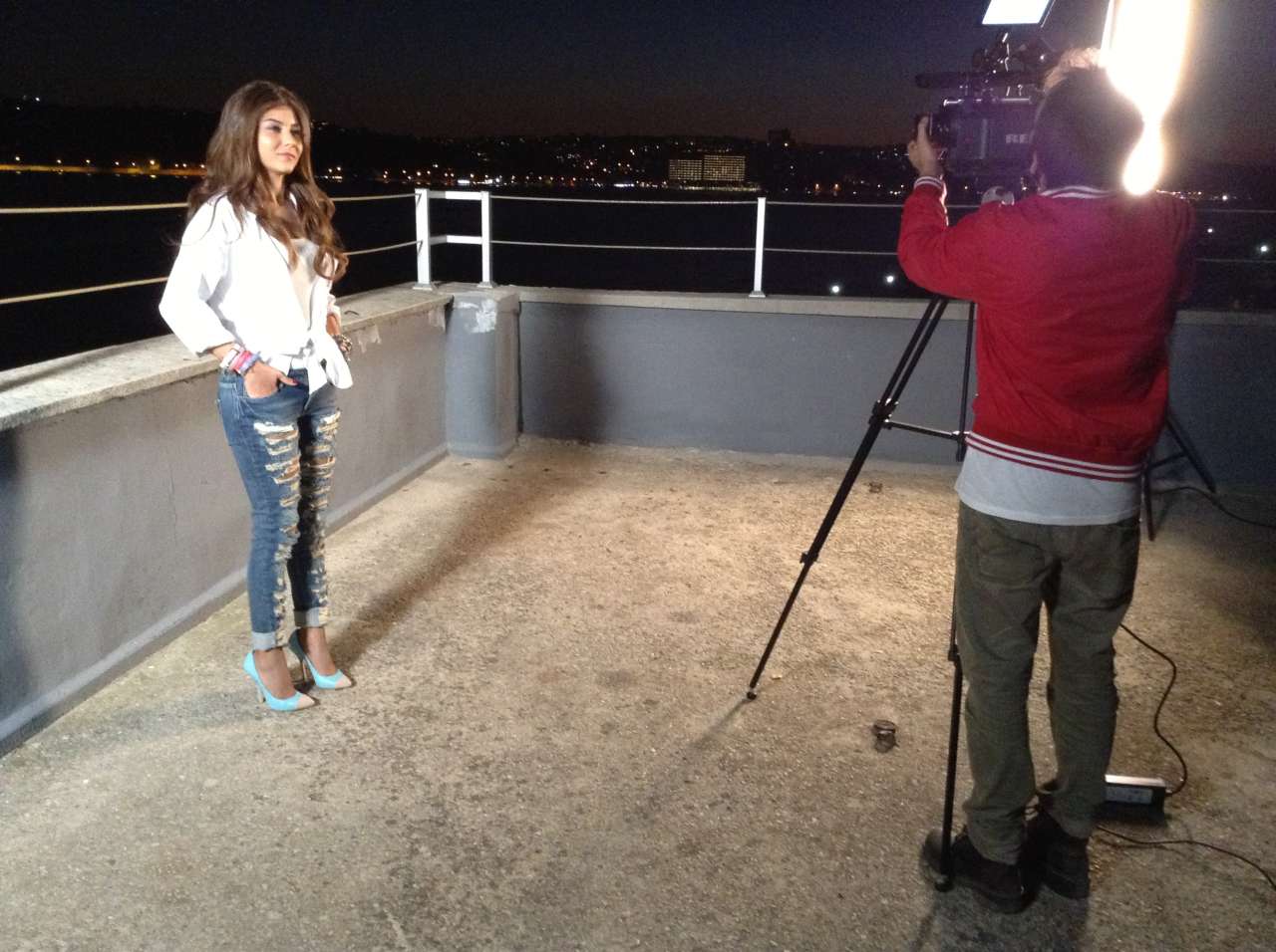 Айсель Ализаде сняла клип в павильоне, где создан культовый сериал  "Karadayı" (ФОТО-ВИДЕО)