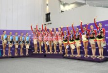 Женская команда Азербайджана по акробатике завоевала золото, у гимнастки Марины Дурунды - серебро (ФОТО)