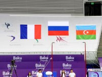 Женская команда Азербайджана по акробатике завоевала золото, у гимнастки Марины Дурунды - серебро (ФОТО)
