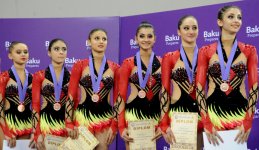 Женская команда Азербайджана по акробатике завоевала золото, у гимнастки Марины Дурунды - серебро (ФОТО)