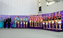 Женская команда Азербайджана по акробатике завоевала золото, у гимнастки Марины Дурунды - серебро (ФОТО)