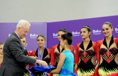 Женская команда Азербайджана по акробатике завоевала золото, у гимнастки Марины Дурунды - серебро (ФОТО)