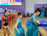 Женская команда Азербайджана по акробатике завоевала золото, у гимнастки Марины Дурунды - серебро (ФОТО)